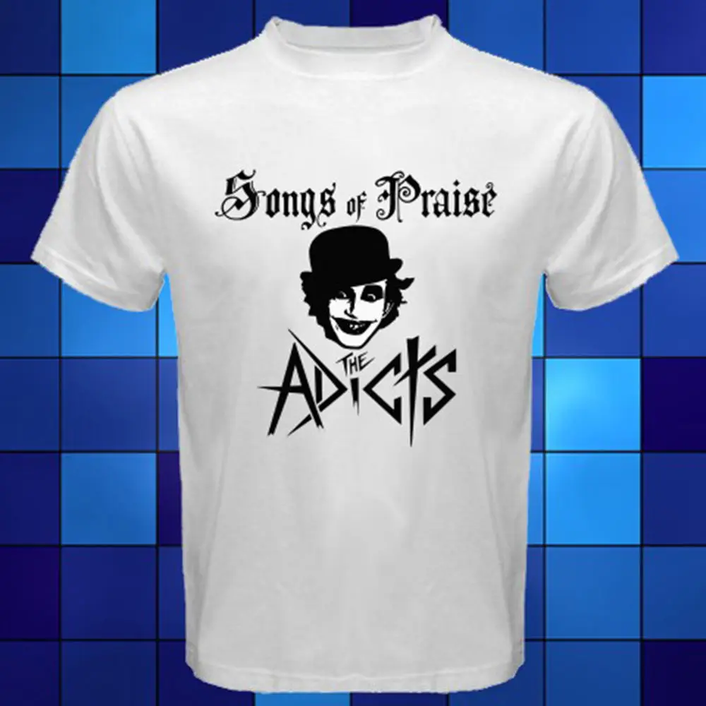 Новая футболка с надписью Adicts * Songs of phrelation в стиле панк белая размер S M L XL 2XL 3 XLMen