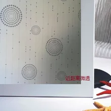 С утеплителем; цвет матовый оконная пленка непрозрачные Стикеры для двери туалета, ванной стекло(Ширина 45-75 см) круг