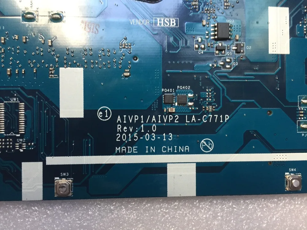 AIVP1/AIVP2 LA-C771P материнская плата для lenovo B50-10 100-15IBY материнская плата портативного компьютера с N2840 Процессор(для intel Процессор) тестирование