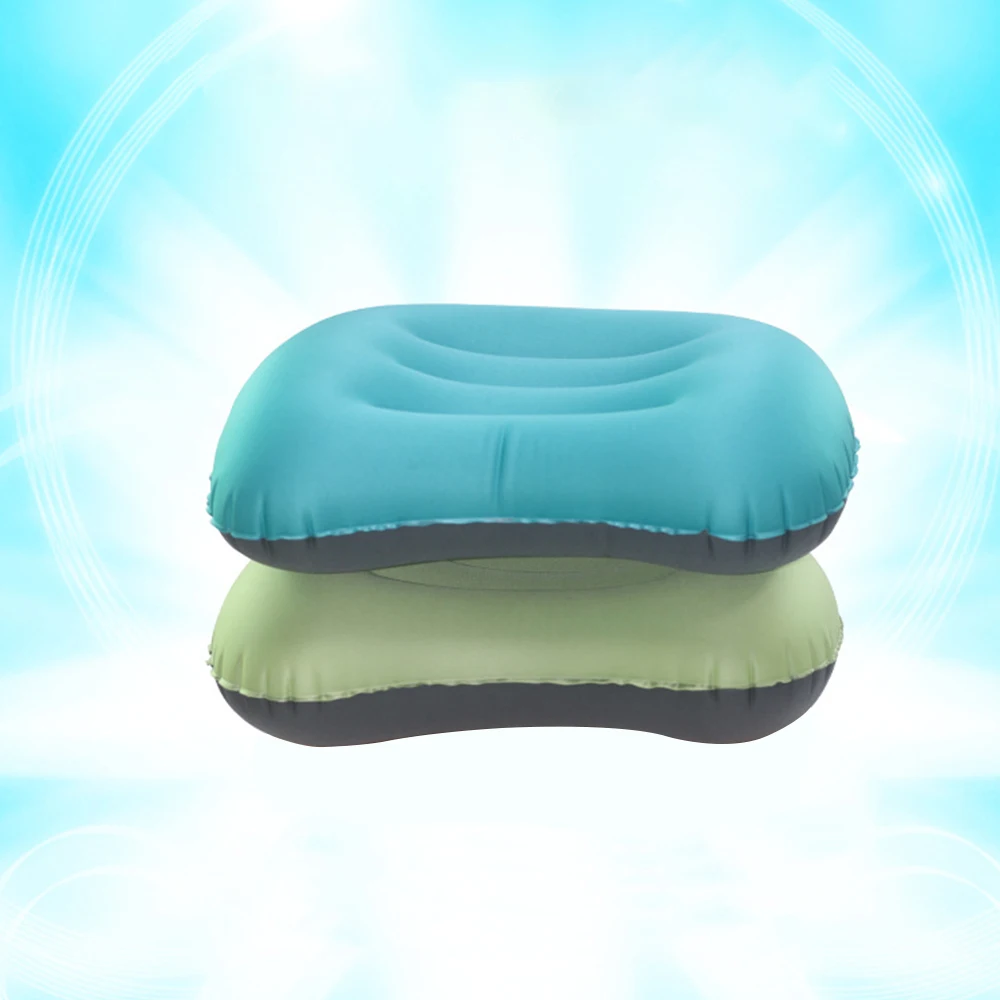 

Portable Outdoor Travel Camping Pillow Compressible Inflatable Cushion Soft Neck Protective HeadRest Pillow
