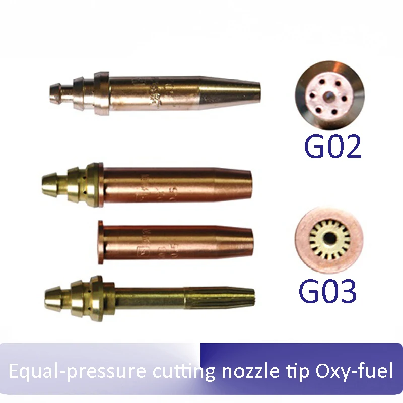 

G02 G03 acetylene propane Equal-pressure cutting nozzle tip Oxy-fuel for CNC flame cutting machine