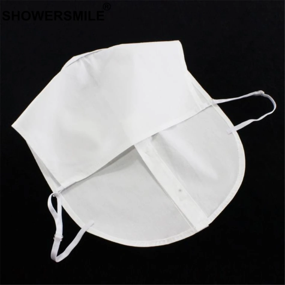 SHOWERSMILE ложный воротник для детей белый Хлопковый отложной съемный девочек и