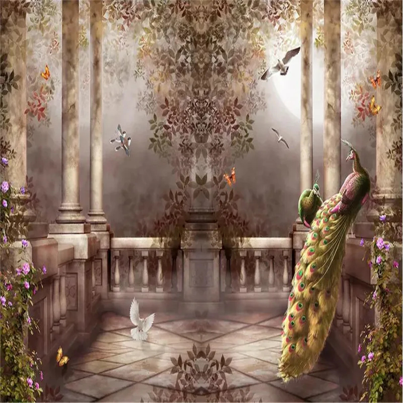 Roman column stereo TV background wall professional production murals, wallpaper wholesale, custom poster photo wall Roman column stereo TV background wall professional production murals, wallpaper wholesale, custom poster photo wall