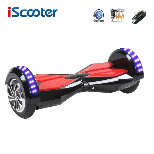 Hoverboard 8 дюймов bluetooth giroskuter 2 Колеса Самостоятельно балансировки Электрический Скутер два Смарт-Колесо с Дистанционным Скейтборд iScooter
