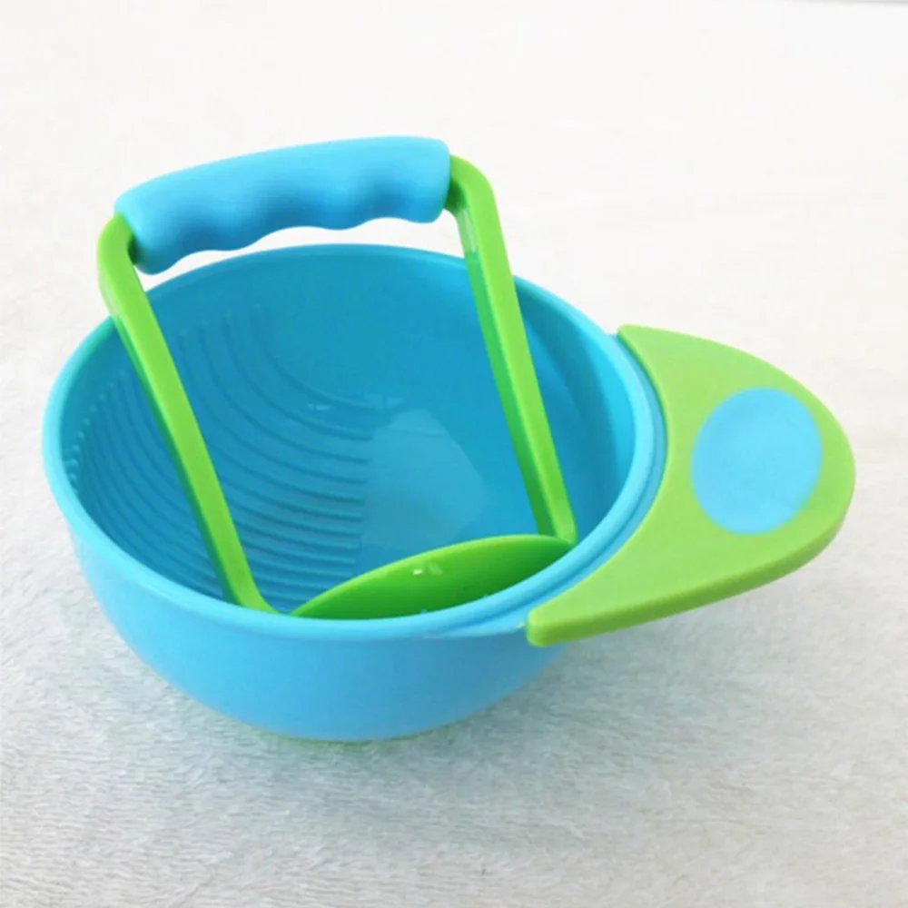 Baby Food Mill Container Bowl Set Manual Grinding Dishes Bowl Baby Food Maker Tool Feeding Bowl