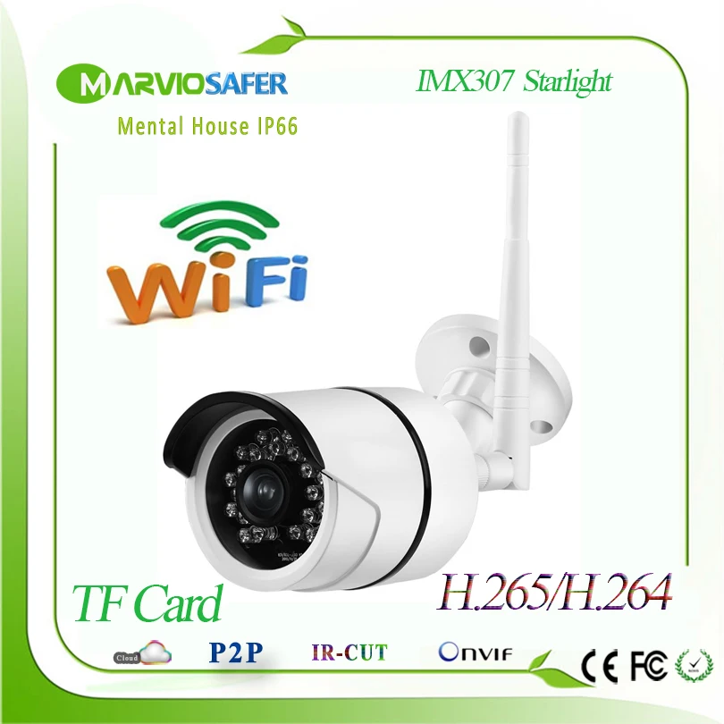 New Starlight Wi fi IP Network Camera font b Wireless b font Darklight CCTV Camera Sony