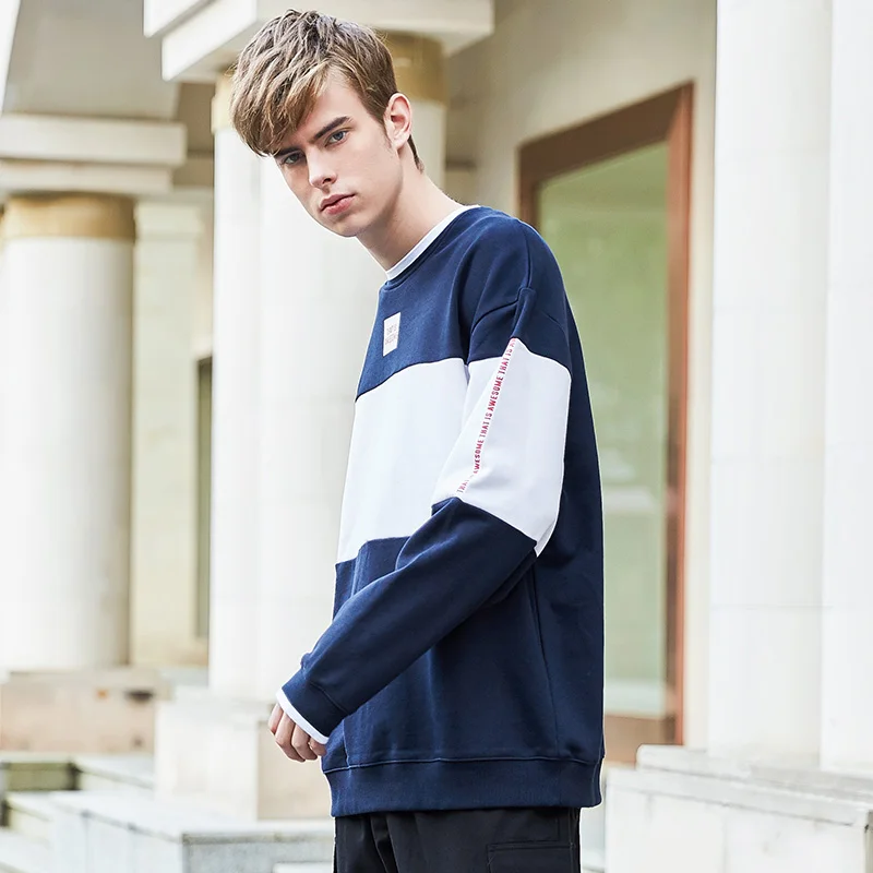 Pioneer Camp 2019 brand Fashion Mens Sweatshirt Color Block Patch Letter Printed hip hop steetwear Oversized Sweatshirts Male Pioneer Camp 2019 brand Fashion Mens Sweatshirt Color Block Patch Letter Printed hip hop steetwear Oversized Sweatshirts Male