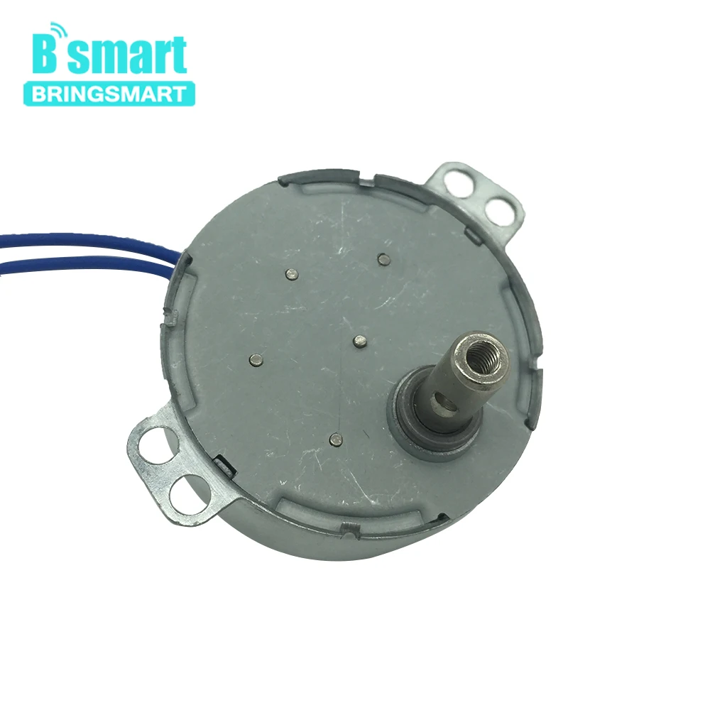 Bringsmart TYC-50 мотор с переменным током 110 V 220 V 1,4-58 rpm качающийся вентилятор двигатель микроволновая печь мини-двигатель переменного тока Коробка передач