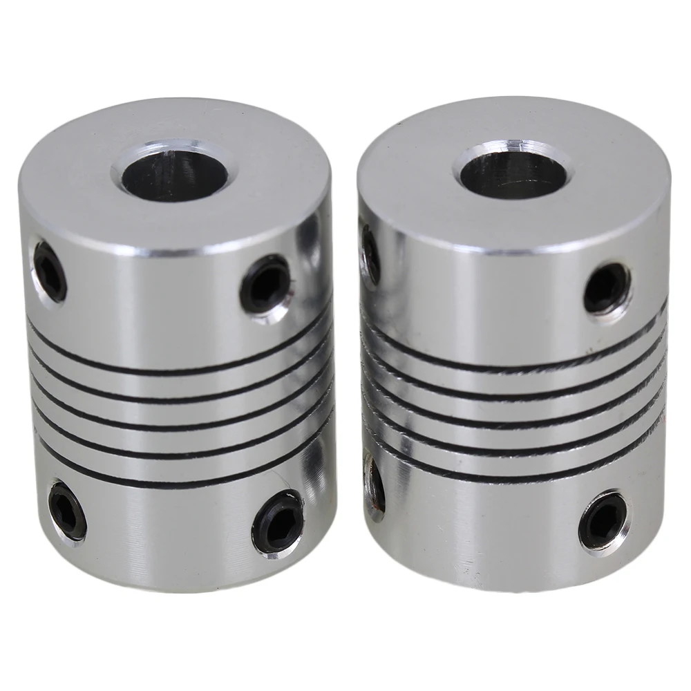 

2pcs 6.35 x 6.35mm CNC Aluminium Flexible Shaft D19L25 Stepper Motor Coupling Coupler