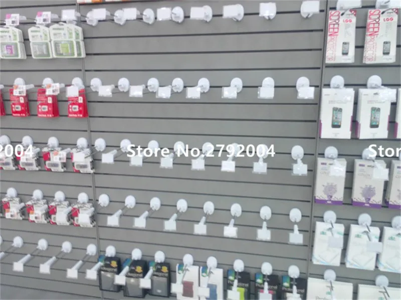Unidades Pacote Branca 150mm Comprimento Destaque Anti-roubo Pegboard Pendurado Exibição Supermercado Segurança Gancho 50 - Cor 26 (50 unidades pacote) cor branca 150mm comprimento