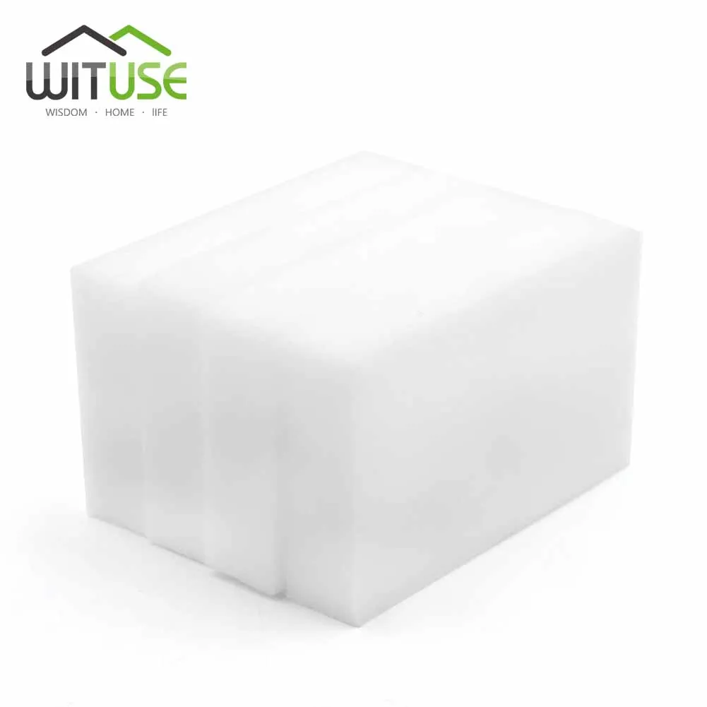 20-80 шт 100*60*20 мм белого меламина губка волшебная губка Ластик для кухня, ванная, офис принадлежность для чистки/мытья посуды Nano