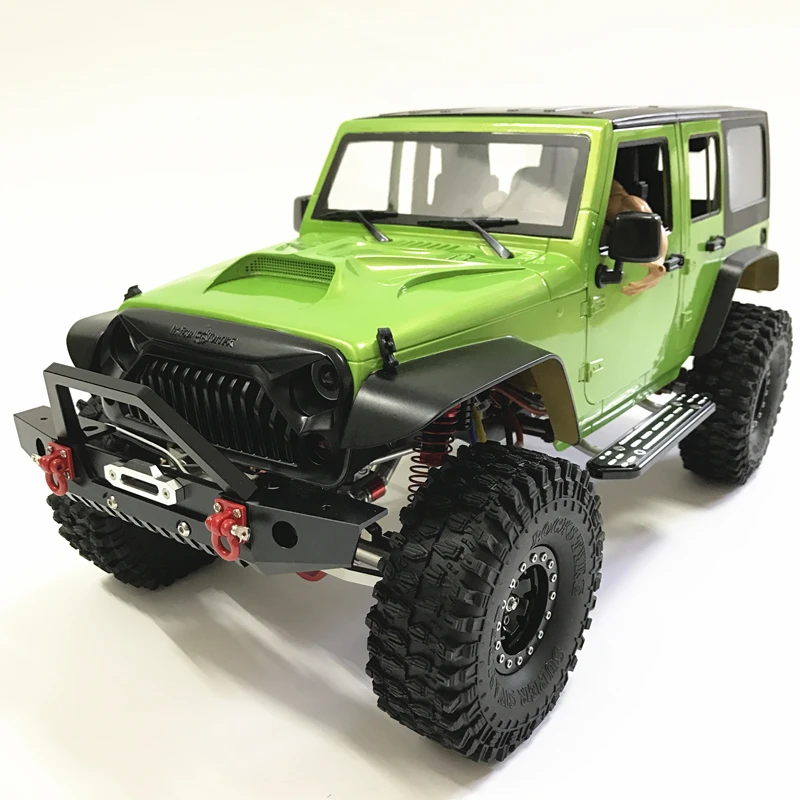 ↻ For Jeep Wrangler 1//10 RC Rock Crawler Car Axial SCX10 90046 90047 LED  #