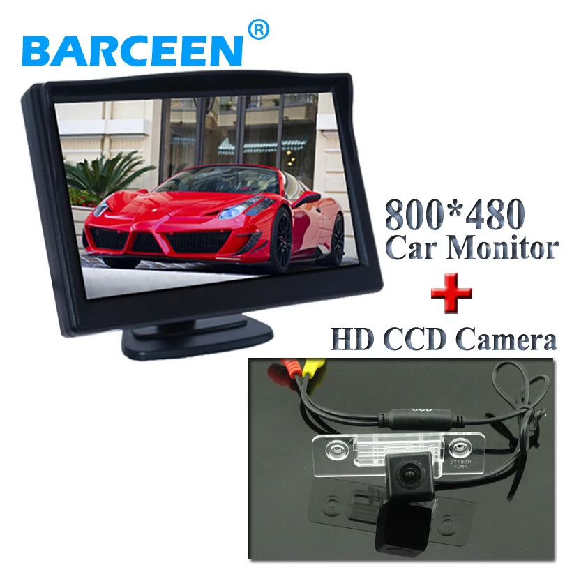 In Dash Placement 800 480 5 Hd Lcd Car Display Monitor Glass Lens Material Ccd Hd Car Parking Camera For Skoda Octavia Car Display Monitor Car Displaydisplay Monitor Aliexpress