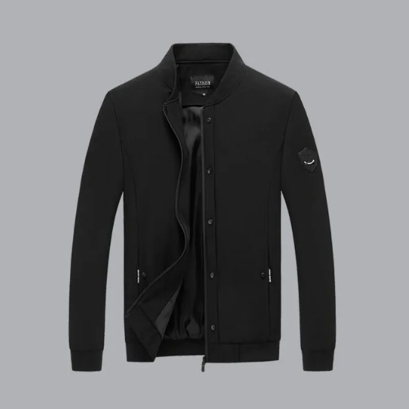 

Men's plus size men's jacket 2019 spring and autumn baseball uniform jacket