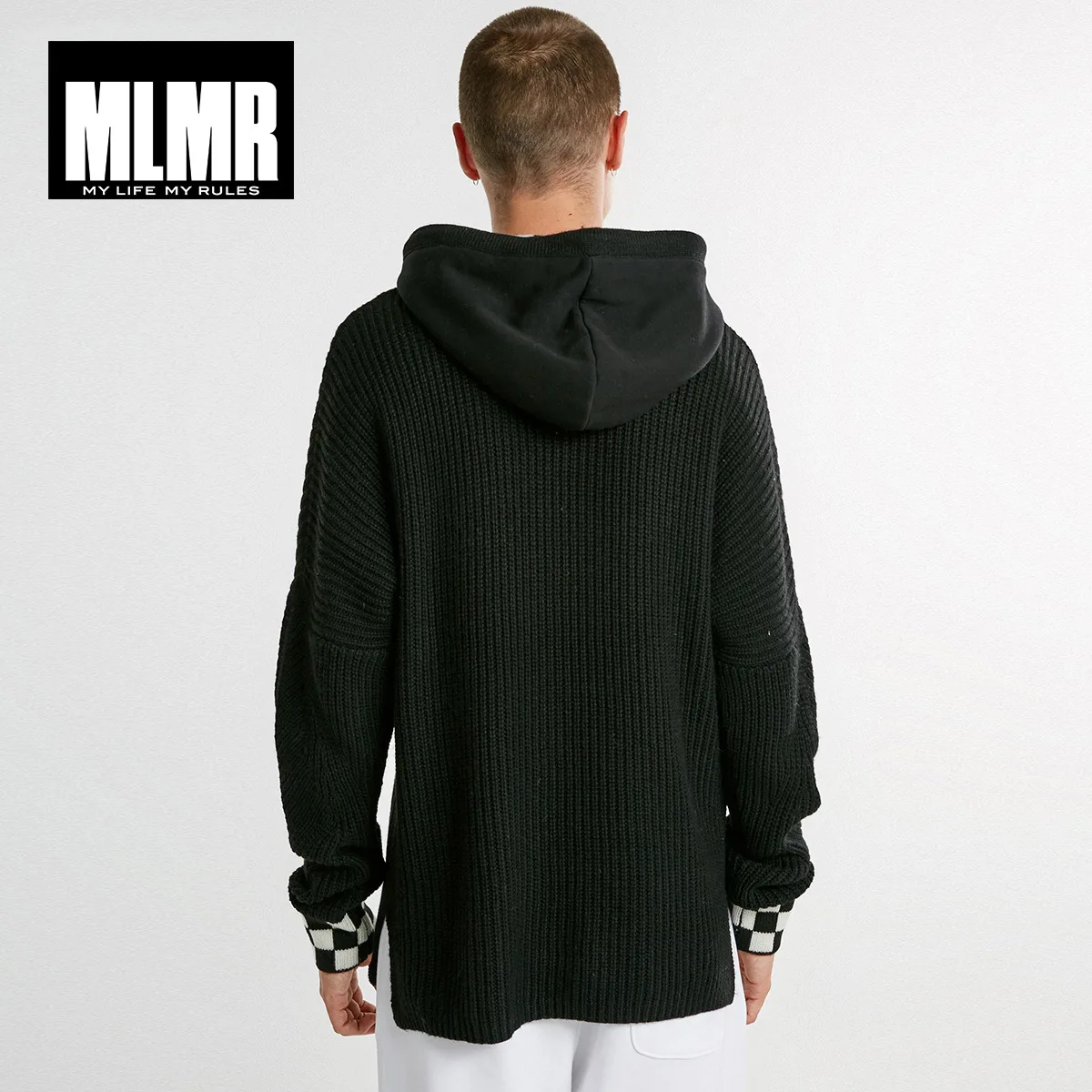 MLMR JackJones الرجال بلوفر شتوي البلوزات عارضة الكروشيه مخطط محبوك سترة الرجال masculino جيرسي الملابس M | 218325506