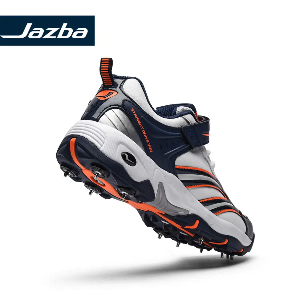 Jazba STRAIGHTDRIVE 330 الرجال الكريكيت الأحذية المهنية الرياضة المطاط المربط رياضية توسيد واقية مع قابل للتعديل Starp Jazba STRAIGHTDRIVE 330 الرجال الكريكيت الأحذية المهنية الرياضة المطاط المربط رياضية توسيد واقية مع قابل للتعديل Starp