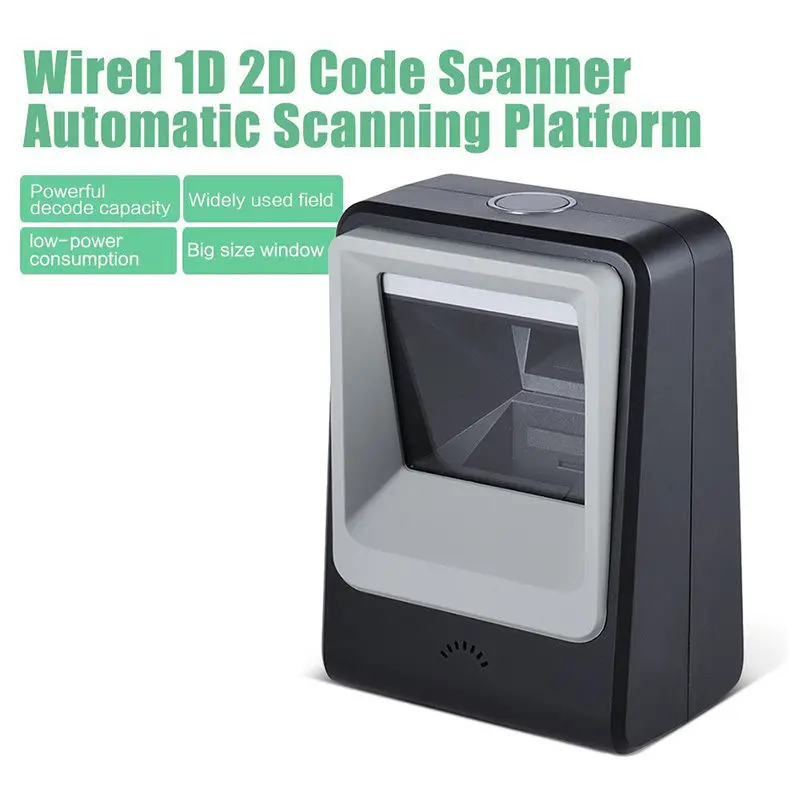 Blueskysea MJ8200 متعددة الاتجاهات 1d/2d ماسح qr كود السيارات ماسحة قارئ الباركود desktop الشعور 2d الباركود ماسحة