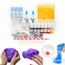 DIY Slime Kit Gliter Powder Glue Play Game Kids font b Toy b font Adults Stress