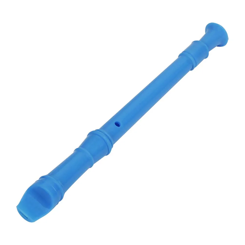 ABS Блокфлейта дискант флейта для начинающих нетоксичные детские музыкальные инструменты(синий и розовый - Цвет: Blue