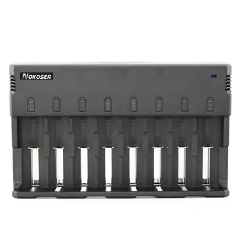 

18650 8slotS charger rechargeable battery 26650 22650 16340 AA AAA 3.7V 1.2V battery