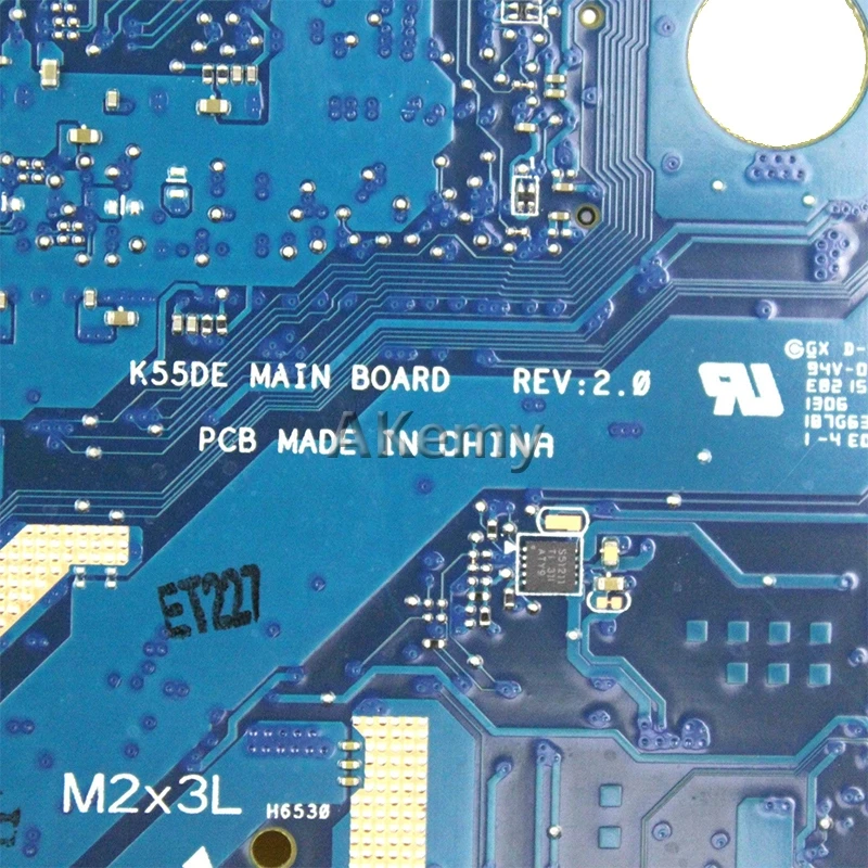 Материнская плата для ноутбука Amazoon K55N For Asus K55DE K55DR K55D K55 тестовая оригинальная