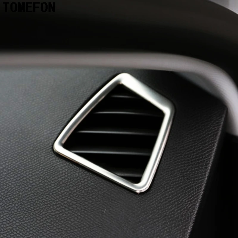 

For Peugeot 308 T9 SW Rear View hatchback 2015 2016 Front Top Air-conditioning Outlet Cover Car Accessories 2pcs