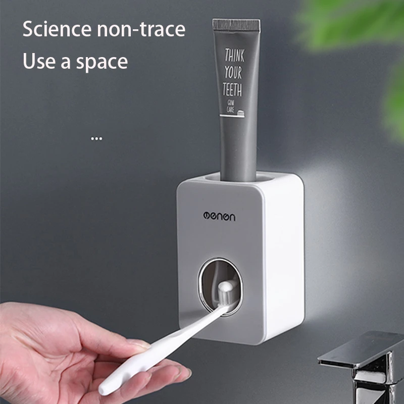 Настенный дозатор зубной пасты Творческий AutomaticToothpaste Диспенсер Ванная комната практичная Пылезащитная Зубная щётка наборы держателей