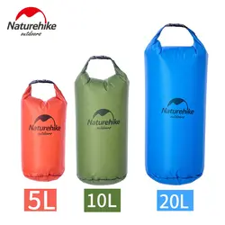 Naturehike 5L 10L 20L Сверхлегких Водонепроницаемый Мешок Дрейфующих Пакет Дайвинг Сухой Мешок Открытый Водонепроницаемый Мешок FS15U005-L