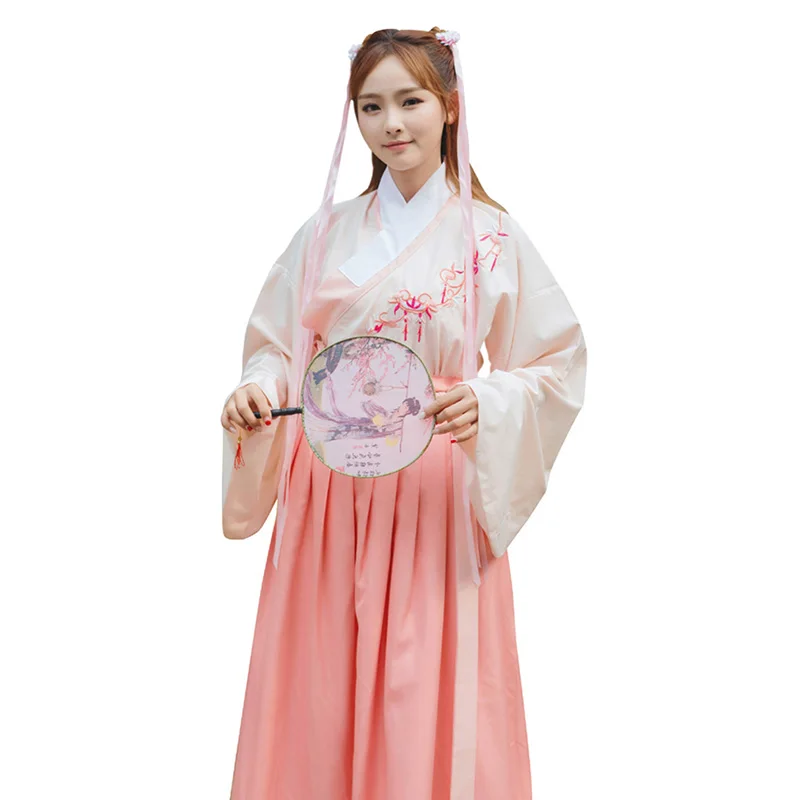 Костюм для китайских танцев для женщин Hanfu народное платье певцы традиционная сценическая одежда карнавальный наряд Восточная одежда для перфоманса DC1838