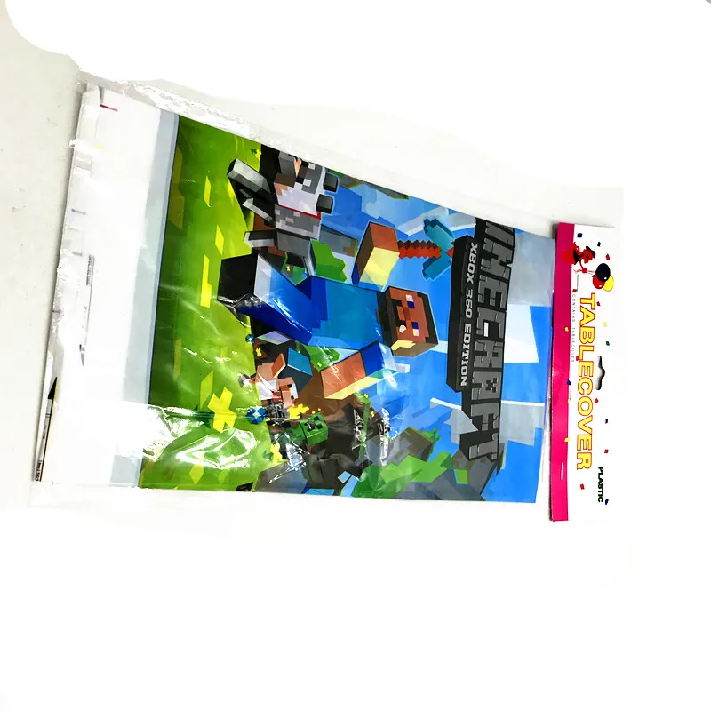 

1pcs/lot MINE CRAFT tablecloths baby shower MINE CRAFT table cover MINE CRAFT birthday party supplies