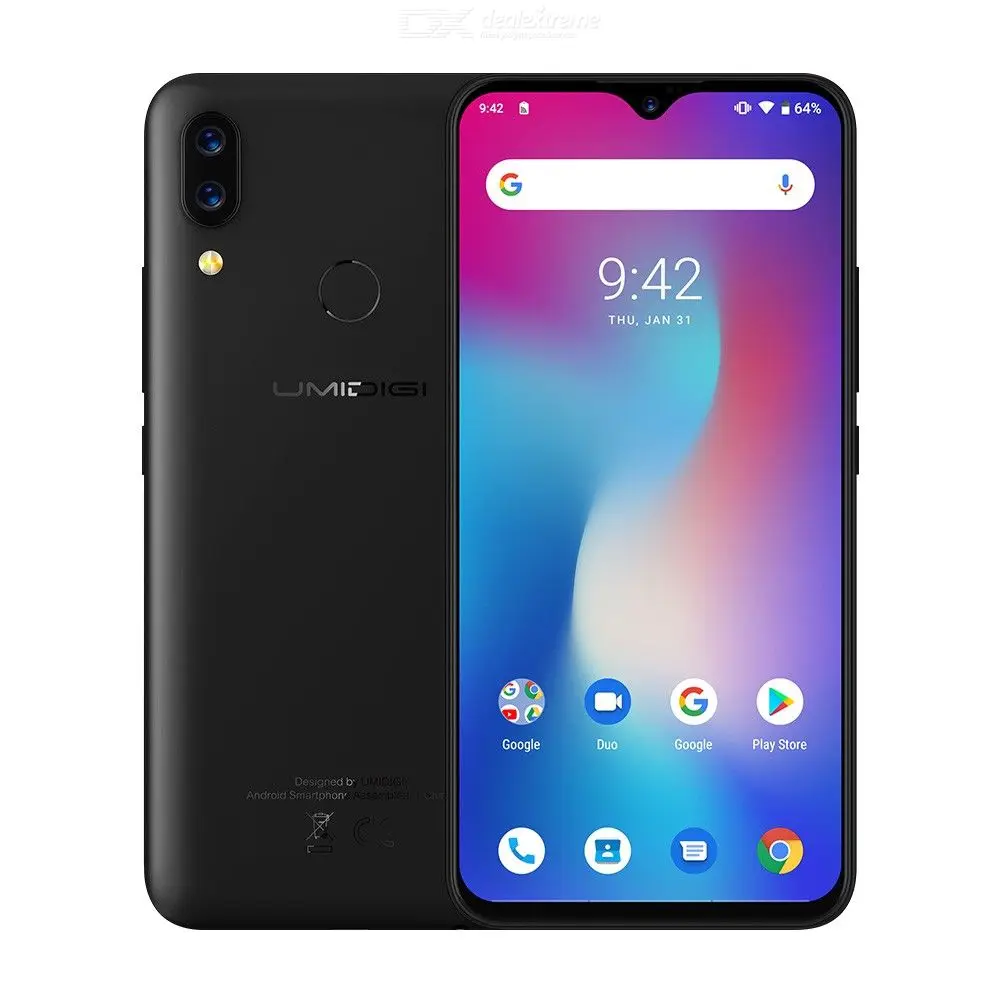 UMIDIGI Power Android 9.0 5150mAh Big Battery 18W 6.3' FHD+ Waterdrop Screen 4GB+64GB Helio P35 Global Version Smartphone 16MP UMIDIGI Power Android 9.0 5150mAh Big Battery 18W 6.3' FHD+ Waterdrop Screen 4GB+64GB Helio P35 Global Version Smartphone 16MP