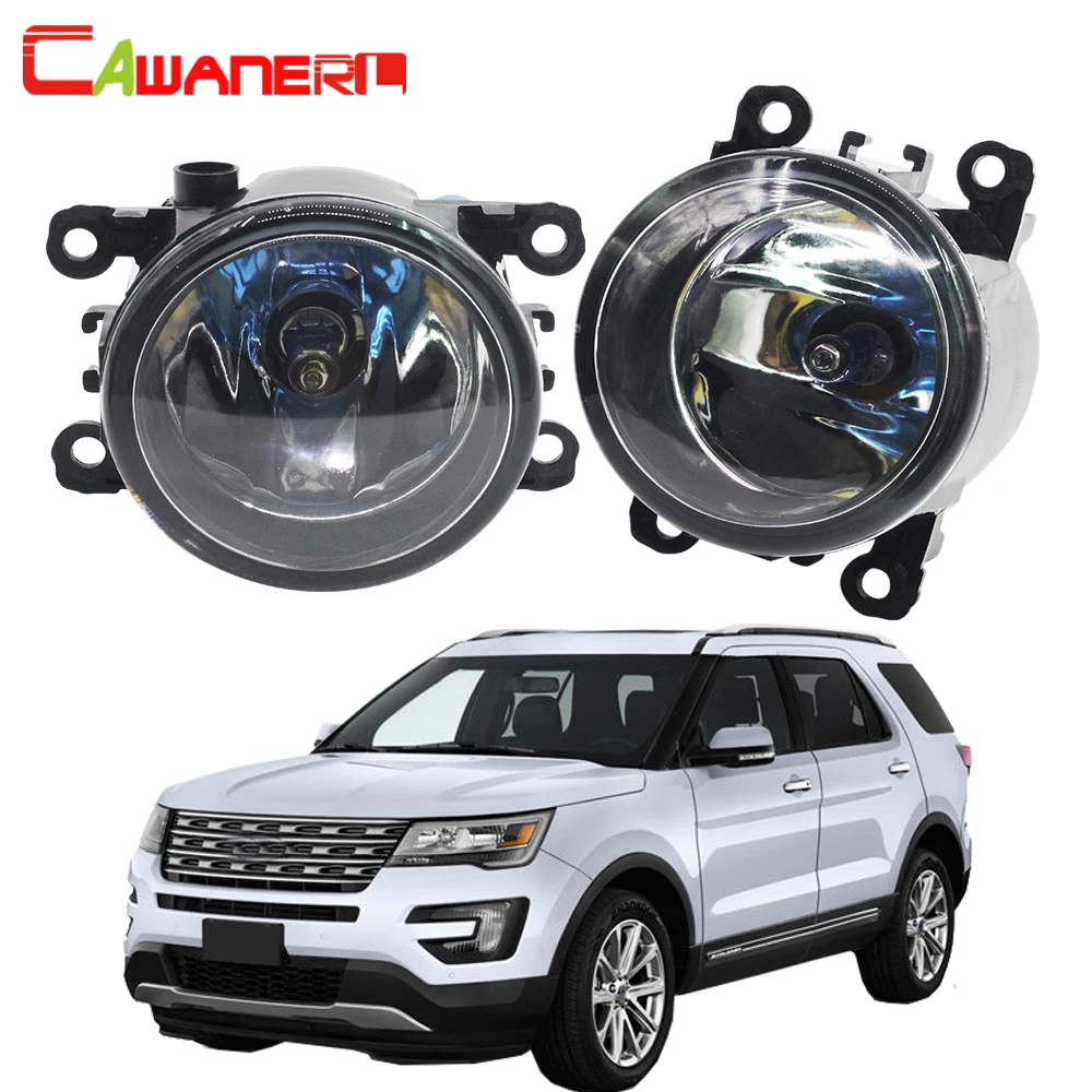 Cawanerl For Ford Explorer 2011 2014 2 Pieces H11 100W Car Halogen Fog Light DRL Daytime
