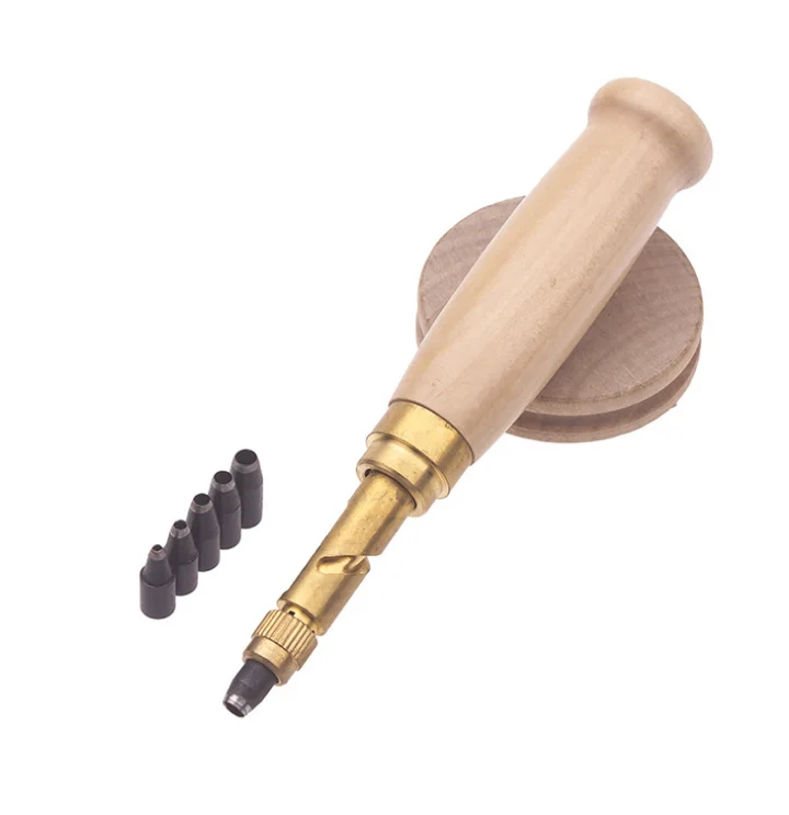 1set 1.5 4mm Automatic Belt Punch leather craft accessories Replaceable