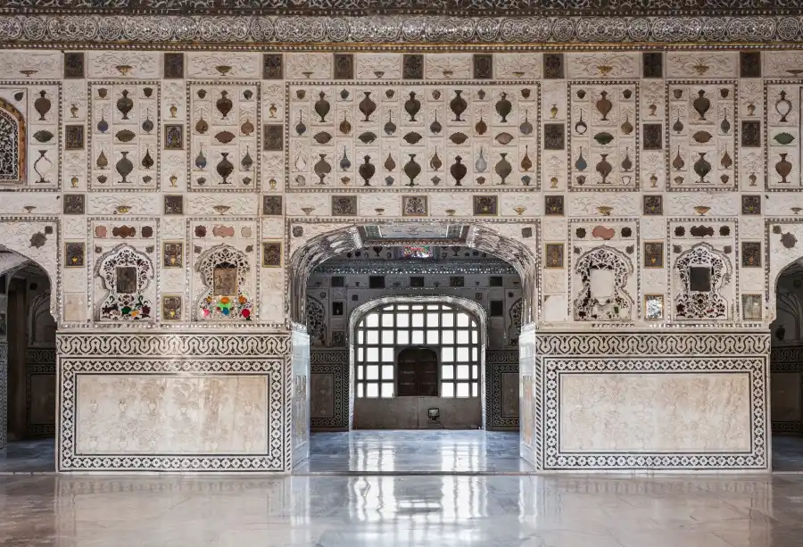 Laeacco Palace Arch Door Interior Photography Backgrounds Thin Vinyl Digital Customized Photographic Backdrops For Photo Studio