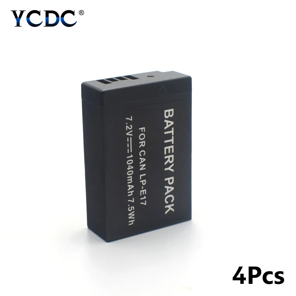 

LP-E17 7.2V 1040mAh Lithium polymer Rechargeable Battery SLR EOS 200D 750D 760D 800D M3 M5 M6 Kiss For Canon Bateria Batteries