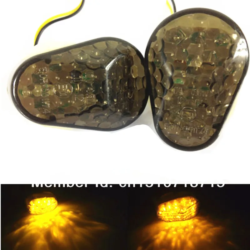 Motorcycle LED Flush Mount Turn Signal Indicator Light For Kawasaki