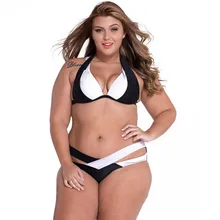 GI FOREVER Plus Size 3XL Bikini Set Swimwear Women 2017 Brazilian Summer Bandage Cross Push Up Bikini Swimsuits Maillot De Bain