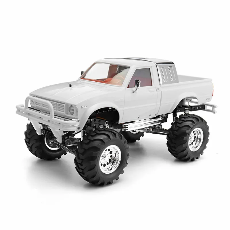 HG P407 с 2 ракушками 1/10 2,4 г 4WD RC автомобиль для TOYATO Металл 4X4 пикап грузовик Радиоуправляемый автомобиль с DIY стикер малыш дистанционного управления игрушка