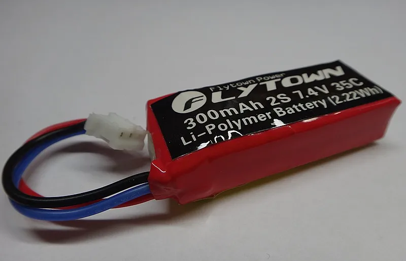 5 шт. Flytown 300mAh 7,4 V 35C-70C Lipo батарея для EFLITE Blade MCPX BL 130X F-27 UMX MIG stryker части для самолетов мини-Гоночная машина