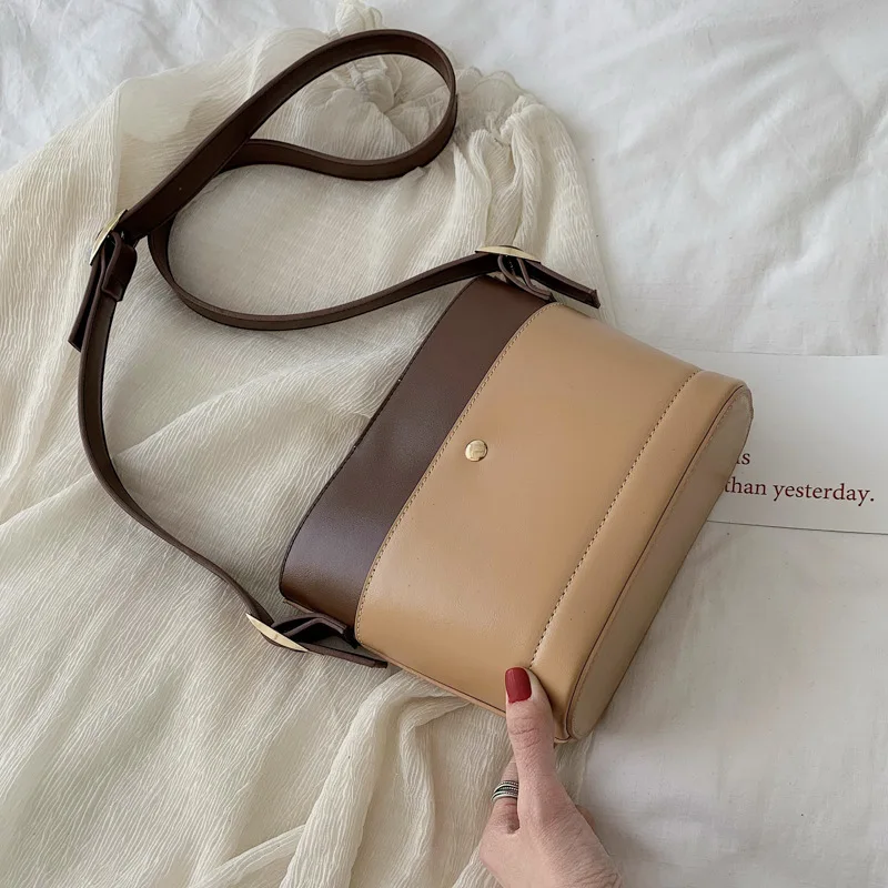 

Bucket Crossbody Bags For Women 2019 High Quality PU Leather Luxury Handbags Designer Sac A Main Ladies Shoulder Messenger Bag