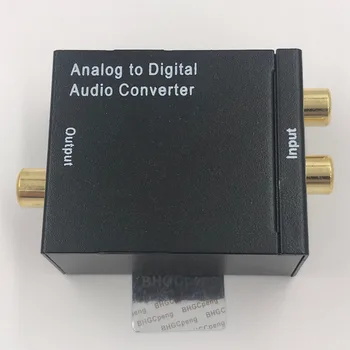 

Analog to Digital Converter Audio Adapter Coaxial or Analog L/R to Toslink digital Audio Signals Audio Coverter