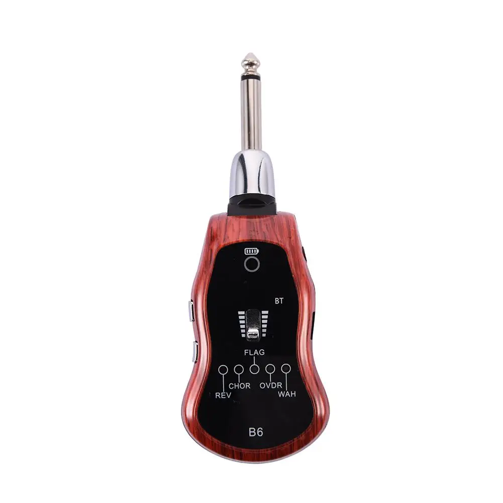 

D6 Electric Guitar Bluetooth Transmission Effect Enhancing Rechargeable 5-in-1 Multi-function Support Bluetooth Transmission