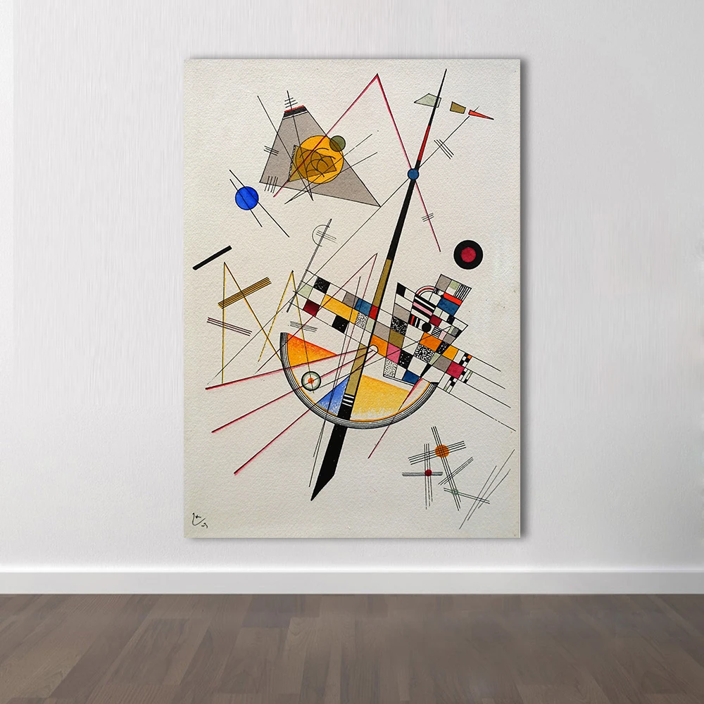 Абстрактный холст искусство Wassily Kandinsky настенные картины для гостиной