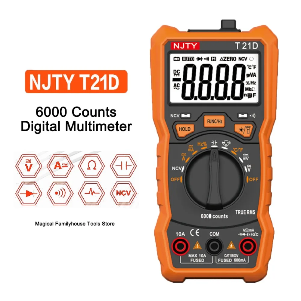 

Multimetro Digital Multimeter Transistor Tester Mastech esr lcr Multimetr Meter rm multimetre Profesional 409 Analogico NEW