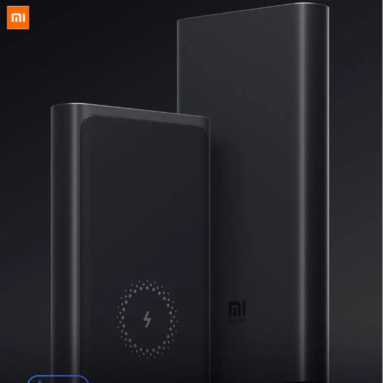 

Xiaomi Wireless Power bank 10000mAh PLM11ZM USB Type C Mi Powerbank 10000 Qi Fast Wireless Charger Portable Charging Poverbank