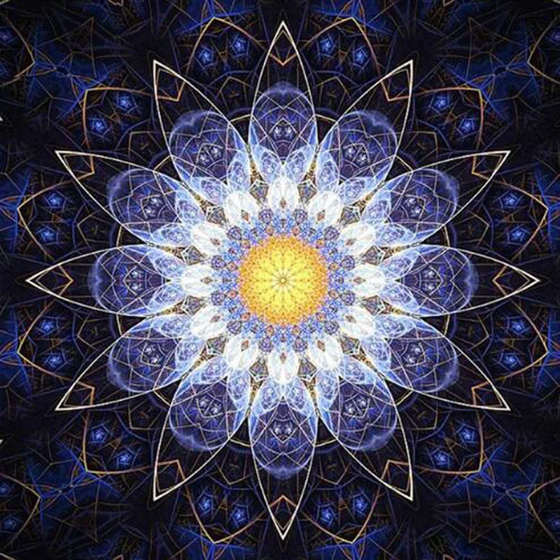 5D DIY Mosaic Diamond Painting Religious flower Diamond Embroidery