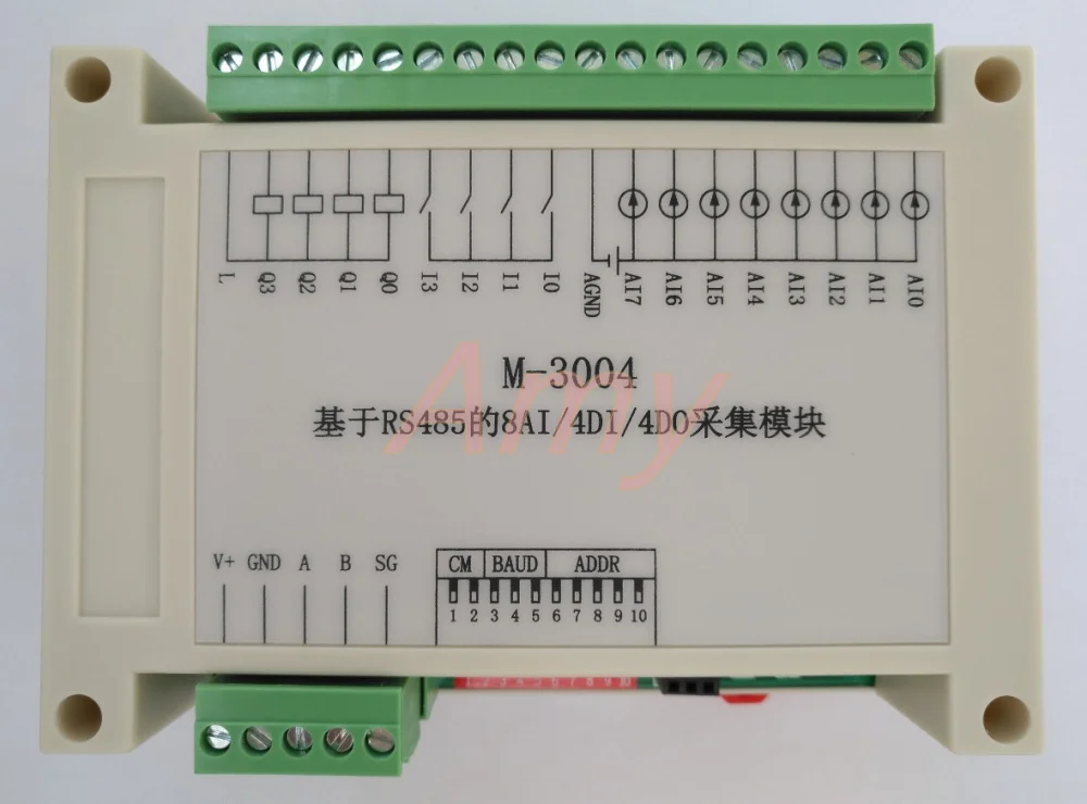 

M-3004: RS485 based 8AI/4DI/4DO acquisition module (hybrid)