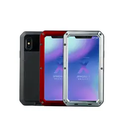 Металлический алюминиевый водостойкий Чехол для iPhone Xs Max XS XR X 8 7 плюс 6 5S противоударный защитный чехол для телефона Coque