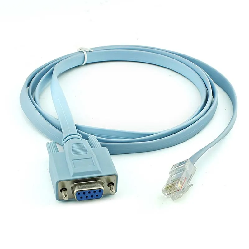 10 قطعة جديد وحدة كابل راوتر (Rs232) DB9 إلى RJ45 ل سيسكو جهاز الحبل