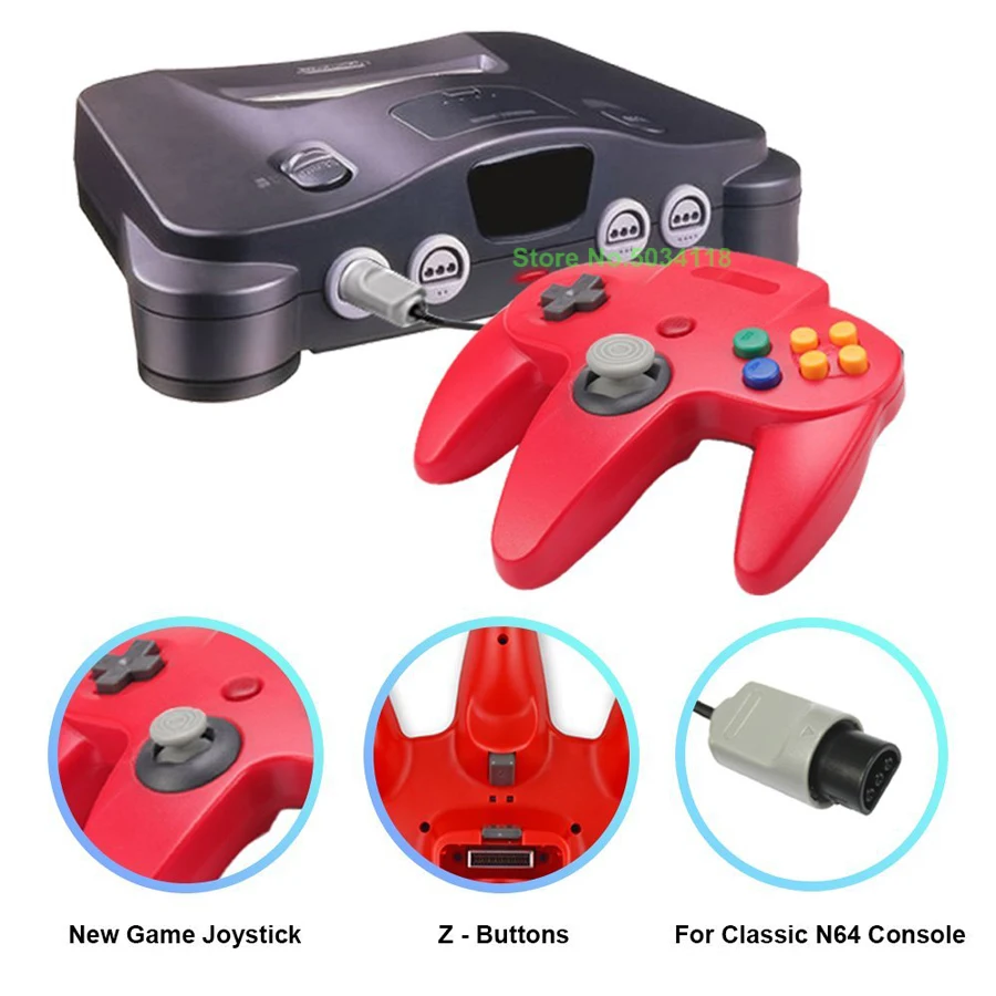 Супер nintendo 64 NAND N64 игровой контроллер проводной геймпад USB джойстик для консоль